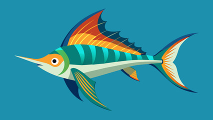 Masterful Swordtail Fish Vector Illustrations for Your Designs