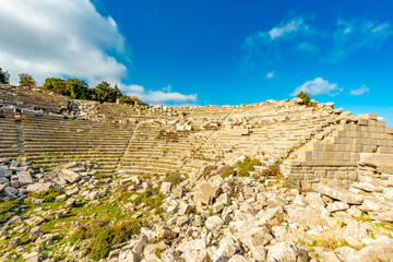 Termessos ancient city the amphitheatre. Termessos is one of Antalya -Turkey's most outstanding...