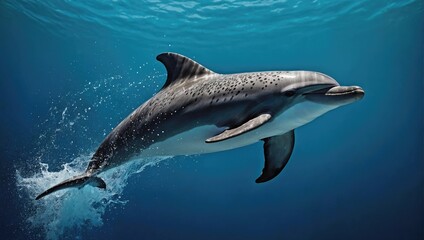 Fototapeta premium dolphin underwater