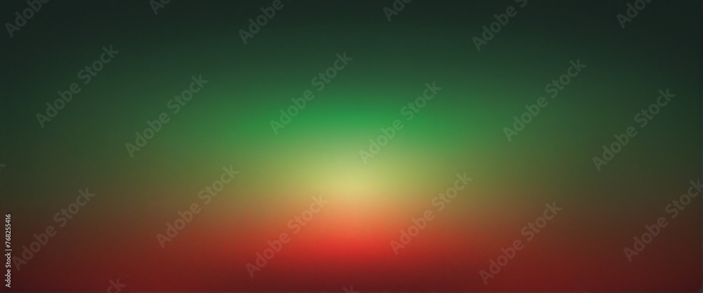 Poster christmas gradient abstract banner with smooth blurred red green colors and shining bokeh lights