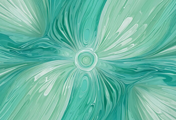 Fototapeta na wymiar a mesmerizing fusion of mint green and seafoam blue abstract shape