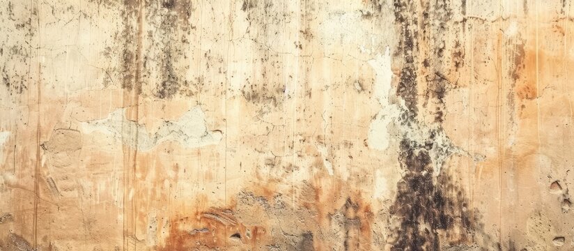 The image shows a wall covered in dirt, giving it a weathered and aged appearance. The dirt is visible in patches, creating a textured and grungy backdrop.