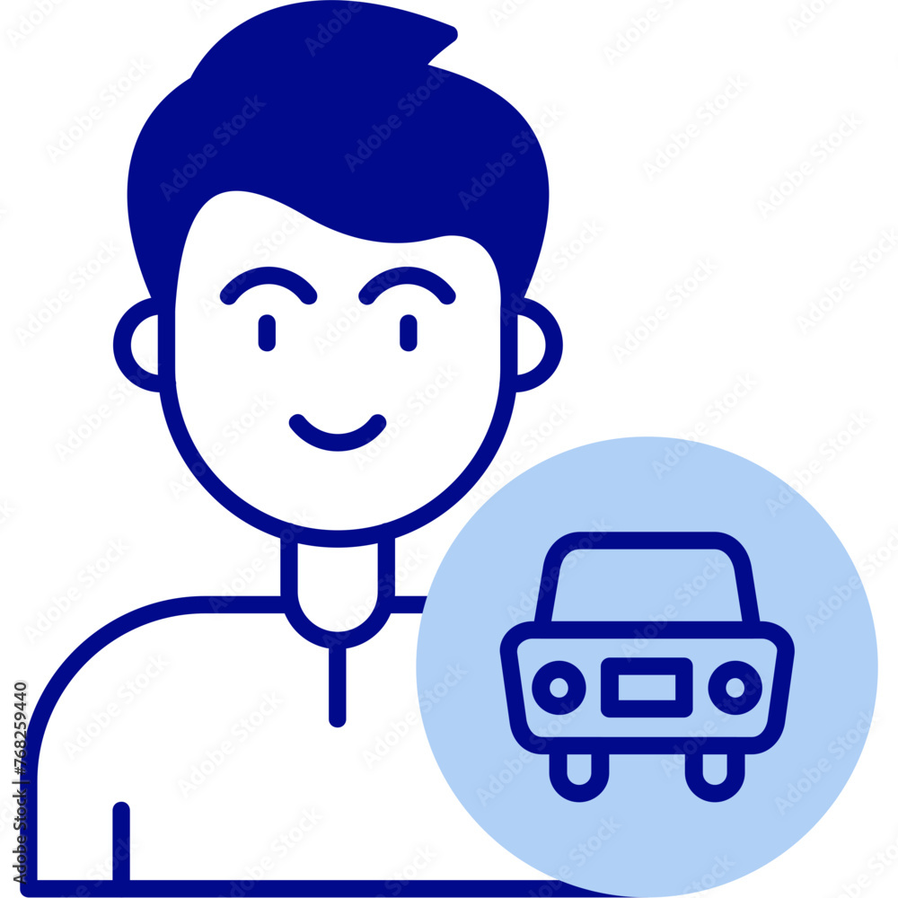 Sticker Car Icon