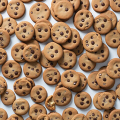 Obraz premium chocolate chip cookies 