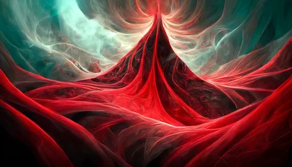 Foto op Plexiglas abstract fractal background © Ayaz