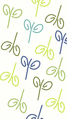 hojas vector estampa 