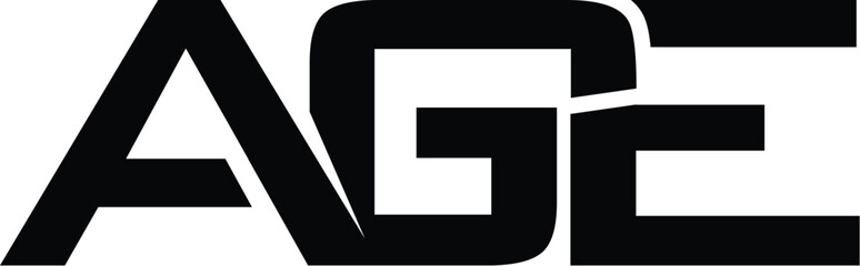 Fototapeta premium Vector AGE logo