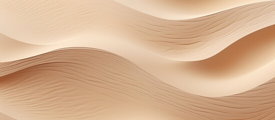A detailed view of an expansive sand dune showcasing elaborate undulations and patterns in the desert landscape - obrazy, fototapety, plakaty