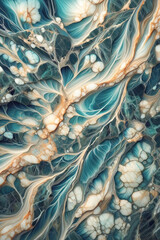Luxurious Turquoise Marble Background