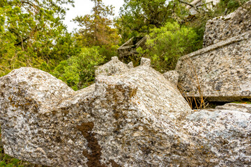Termessos ancient city the amphitheatre. Termessos is one of Antalya -Turkey's most outstanding...