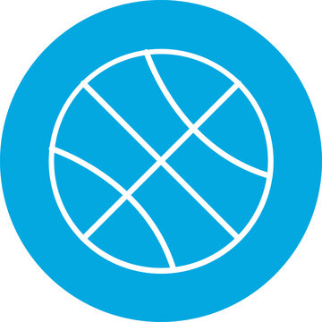 Basketball Line Multi Circle