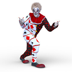 ピエロ　3DCGレンダリング