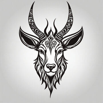 Logo illustration of a "Antelope" 