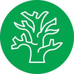 Dry Tree Line Multi Circle