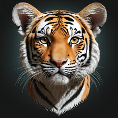 Logo illustration of a "Tiger" cute style
