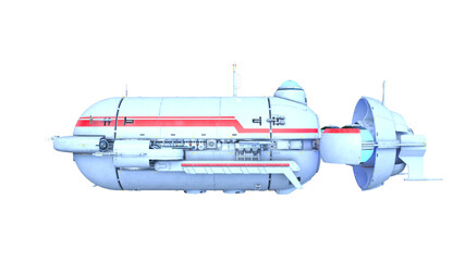 Fototapeta premium 宇宙船 3DCGレンダリング