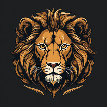 Logo illustrion animail "Lion" 