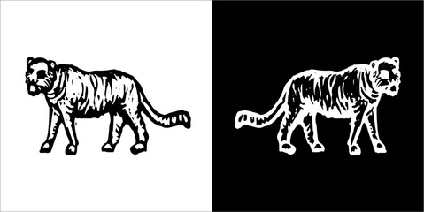 Illustration vector graphics of ZooWoodcuts icon