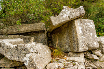 Termessos ancient city the amphitheatre. Termessos is one of Antalya -Turkey's most outstanding...