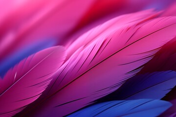 Fototapeta premium Colorful feather