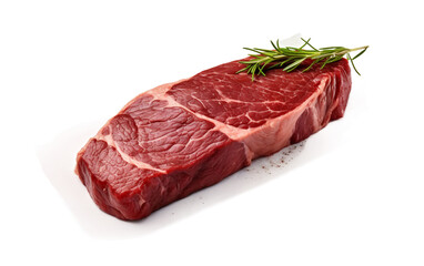 Succulent Sirloin Portion Isolated On Transparent Background PNG.
