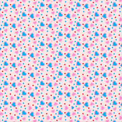 VMinimal and cute love romantic heart pattern wallpaper design
