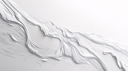 A white background with a white line that looks like a wave. The line is made up of small dots