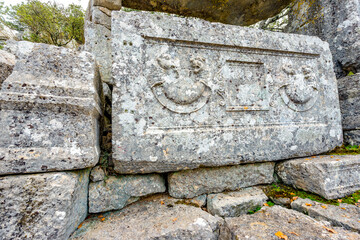 Termessos ancient city the amphitheatre. Termessos is one of Antalya -Turkey's most outstanding...