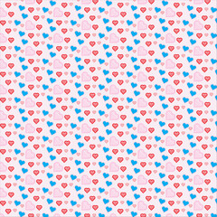 Minimal and cute love romantic heart pattern wallpaper design