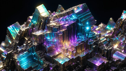 sparkling bismuth stacks