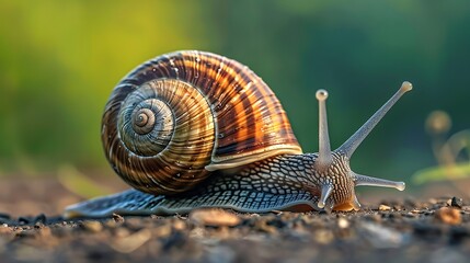 Snails are crustacean land animals in the class of mollusks
