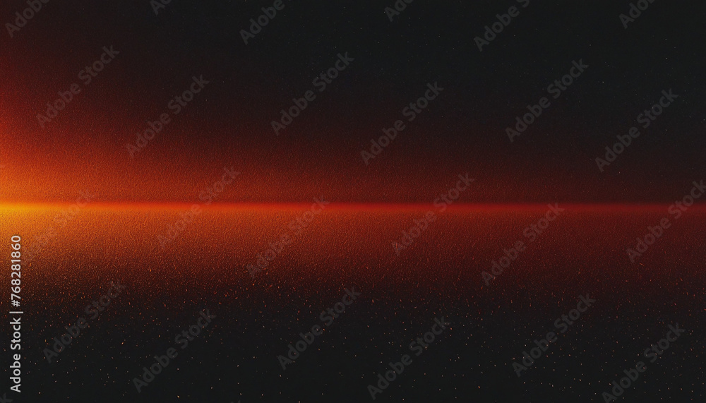 Wall mural red orange yellow black gradient background grainy texture effect web banner header poster design co