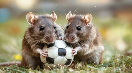 Greeting Card and Banner Design for Social Media or Educational Purpose of National World Rat Day Background