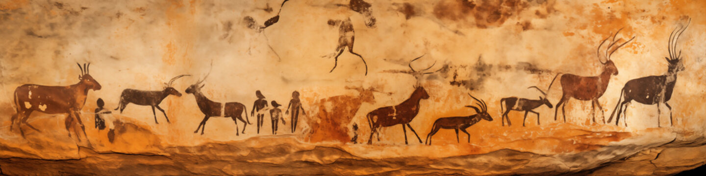 Caveman murals