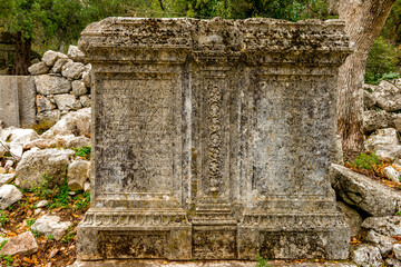 Termessos ancient city the amphitheatre. Termessos is one of Antalya -Turkey's most outstanding...