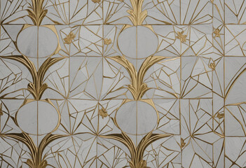 Abstract luxury Moses tile background