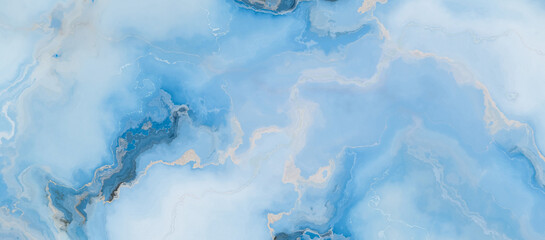 Blue transparent onyx gemstone