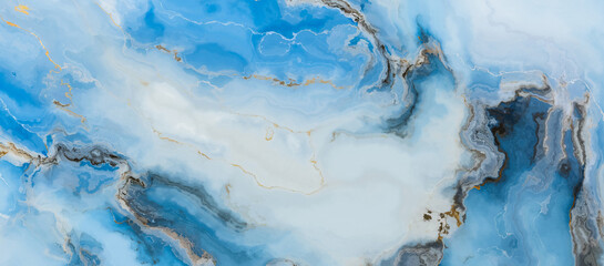 Blue transparent onyx gemstone