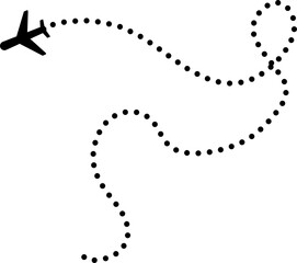 Airplane routes, travel, flight paths