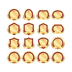 赤と金の受賞権威ランキングバッジアイコン