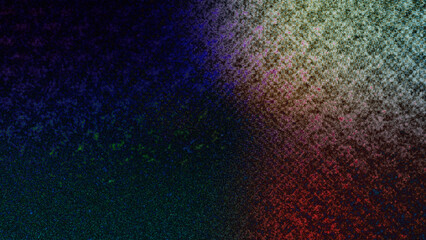 An abstract iridescent grainy grunge texture background image.