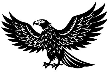 eagle silhouette vector illustration