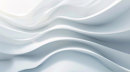 Obraz na płótnie Canvas white geometric waves background