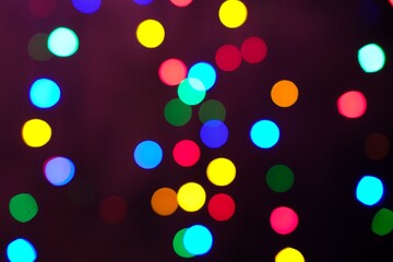 Bunte Farbkreise als Hintergrund