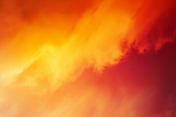 Obraz premium gradient background shifting from a fiery red to a warm orange 