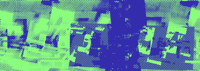 Abstract halftone grunge texture background image.