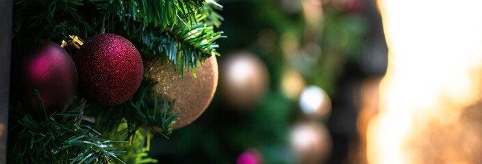 Christmas tree close up, decoration, Christmas mood