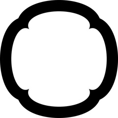 Star geometric shapes. Element bold line