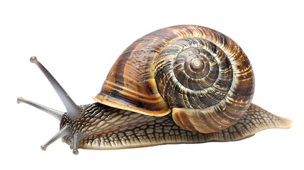a snail on whinte - Powered by Adobe