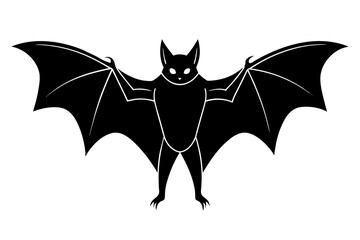 bat silhouette vector illustration